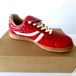 NEW Steve Madden Madrid Red Sneakers, Madrid, Size 8.5